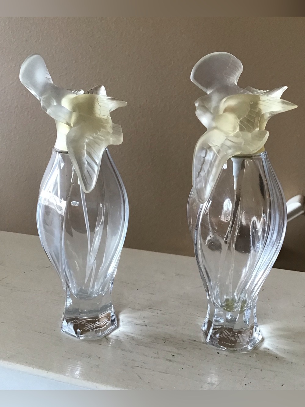 Vintage Nina Ricci L’Air du Temps Empty Perfume Bottles